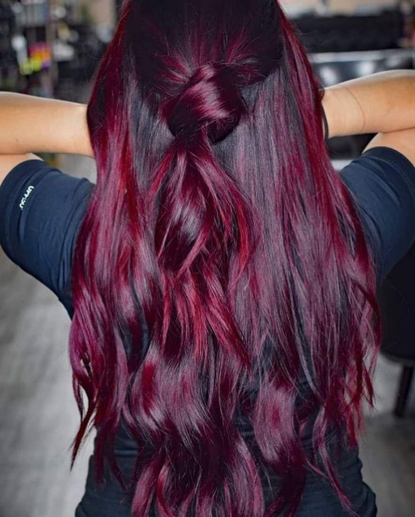 نتيجة حنة الأصايل - لون برغندي فاخر